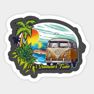 Summer Time Sticker